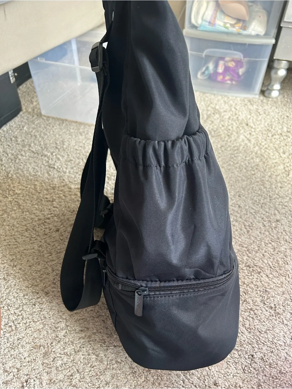 Beyond Yoga Black Convertible gym bag